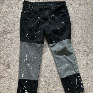 Levi's 541 Black Splatter Jeans